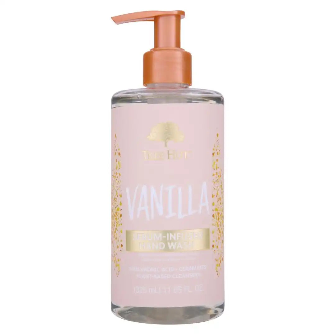 Tree Hut Vanilla Serum Infused Hand Wash, 11 Fl Oz | Nourish & Hydrate Hands with Strengthening Skin Care, Long Lasting Scent, Cleanse & Lock in Moisture, Vegan Main image