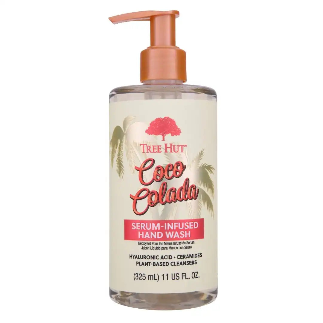 Tree Hut Coco Colada Serum Infused Hand Wash, 11 Fl Oz | Nourish & Hydrate Hands with Strengthening Skin Care, Long Lasting Scent, Cleanse & Lock in Moisture, Vegan Main image