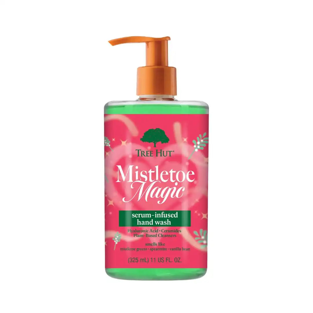 Tree Hut Mistletoe Magic Serum Infused Hand Wash, 11 Fl Oz | Nourish & Hydrate Hands with Strengthening Skin Care, Long Lasting Scent, Cleanse & Lock in Moisture, Vegan Main image