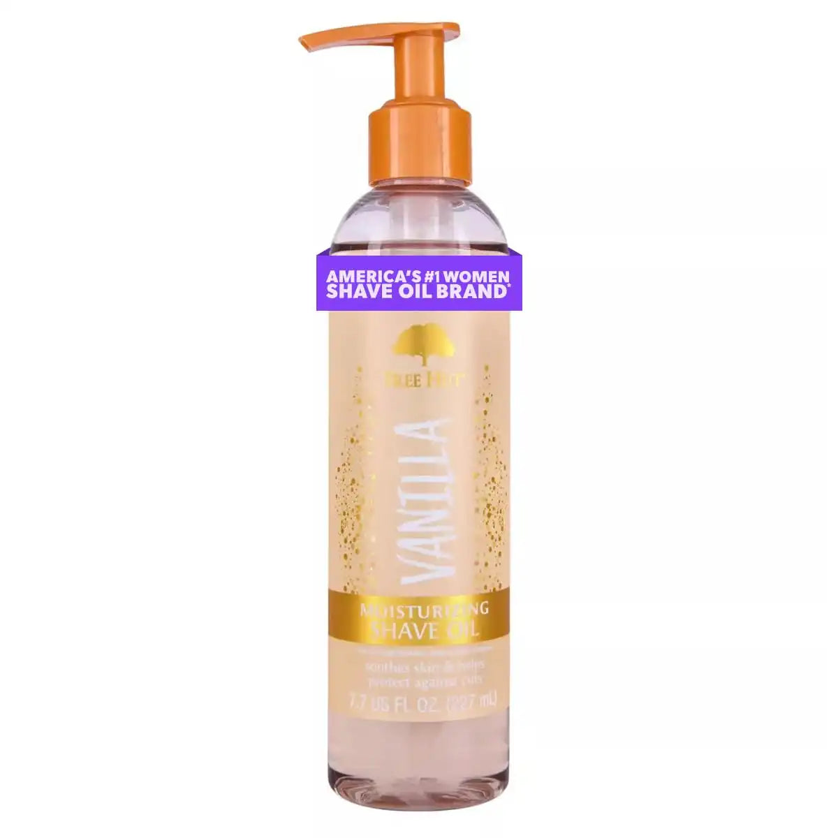 Tree Hut Vanilla Moisturizing Shave Oil, 7.7 Fl Oz | Nourishing Gel-to-Oil Formula for a Close, Smooth Shave, Made with Shea Butter, For All Skin Types Secondary image