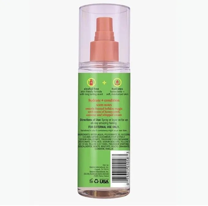 Tree Hut Frozen Honey Hair & Body Mist, Alcohol-Free Body Spray, 6 Fl Oz | Alcohol-Free Body Spray, Fragrance with Honeycomb & Coconut Cream Notes, Everyday Fragrance Spray for Women Secondary image