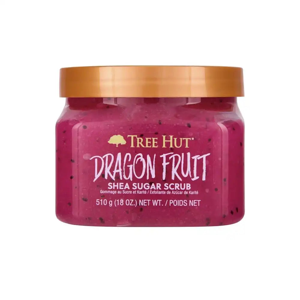Tree Hut Dragon Fruit Body Scrub, Exfoliating Sugar Scrub, Vegan, 18 Oz | Exfoliating & Nourishing with Shea Butter & Essential Oils, Body Exfoliator for All Skin Types, Self Care Gifts for Women Main image