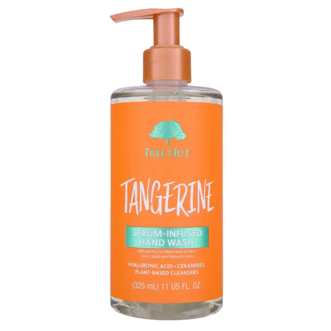 Tree Hut Tangerine Serum Infused Hand Wash, 11 Fl Oz | Nourish & Hydrate Hands with Strengthening Skin Care, Long Lasting Scent, Cleanse & Lock in Moisture, Vegan Main image