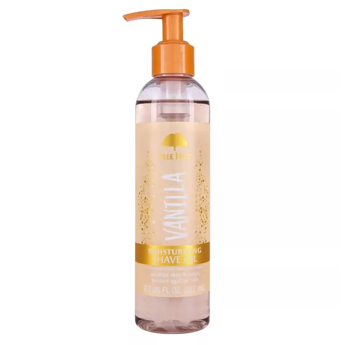 Tree Hut Vanilla Moisturizing Shave Oil, 7.7 Fl Oz | Nourishing Gel-to-Oil Formula for a Close, Smooth Shave, Made with Shea Butter, For All Skin Types Main image