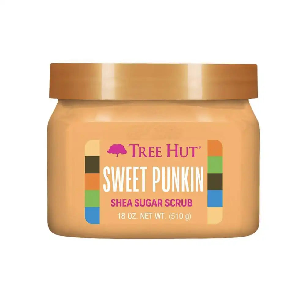 Tree Hut Sweet Punkin Body Scrub, Exfoliating Sugar Scrub, Vegan, 18 Oz | Exfoliating & Nourishing with Shea Butter & Essential Oils, Body Exfoliator for All Skin Types, Self Care Gifts for Women Main image