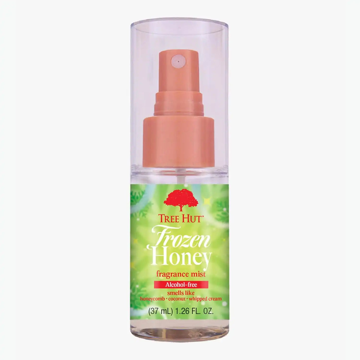 Tree Hut Mini Frozen Honey Hair & Body Mist, Travel Size, 1.26 fl oz | Alcohol-Free Body Spray, Fragrance with Honeycomb & Coconut Cream Notes, Everyday Fragrance Spray for Women Main image