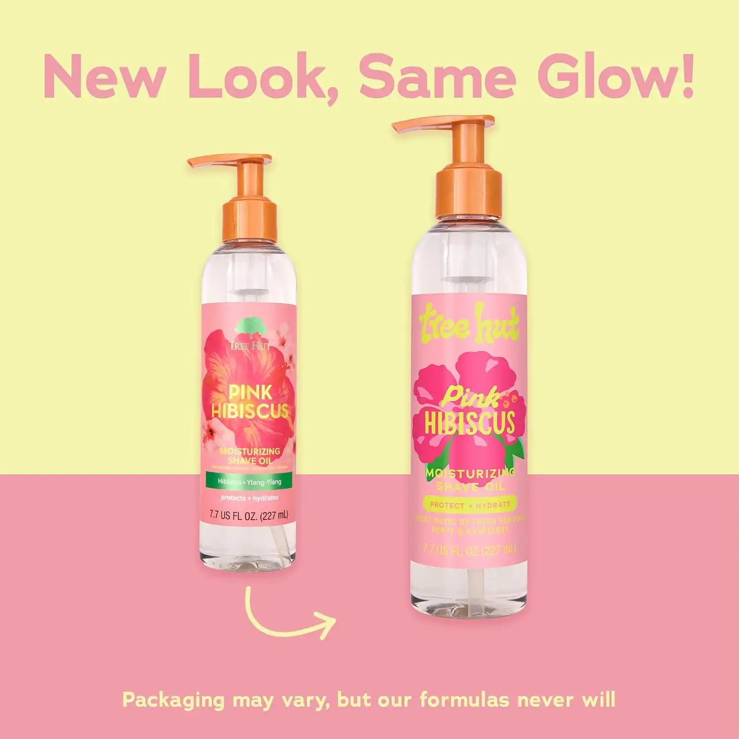 Tree Hut Pink Hibiscus Moisturizing Shave Oil, Gel-to-Oil Formula, Ultra Hydrating Barrier for a Close, Smooth Shave, For All Skin Types, 7.7 fl oz,(Pack of 2) Secondary image