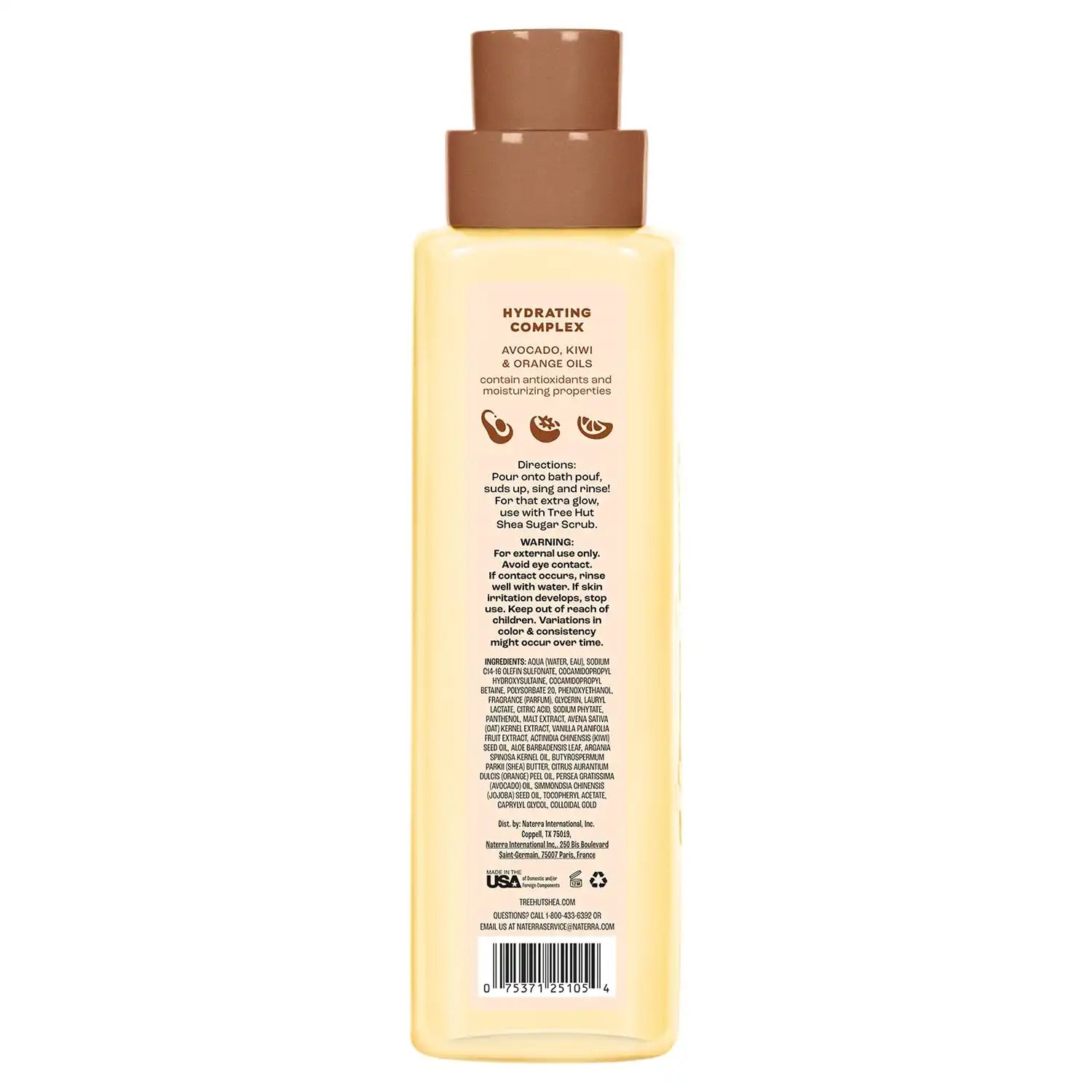 Tree Hut Body Wash, Vanilla, 18 Fl Oz | Nourishing & Moisturizing Foaming Shower Gel with Shea Butter, Soft & Glowing Skin, Gentle Cleanser, Self Care Gift for Women Secondary image
