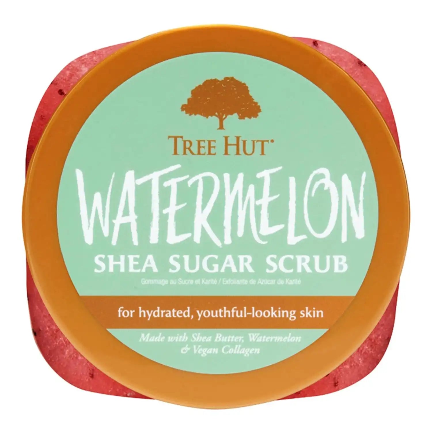 Tree Hut Watermelon Body Scrub, Exfoliating Sugar Scrub, Vegan, 18 Oz | Exfoliating & Nourishing with Shea Butter & Essential Oils, Body Exfoliator for All Skin Types, Self Care Gifts for Women Secondary image