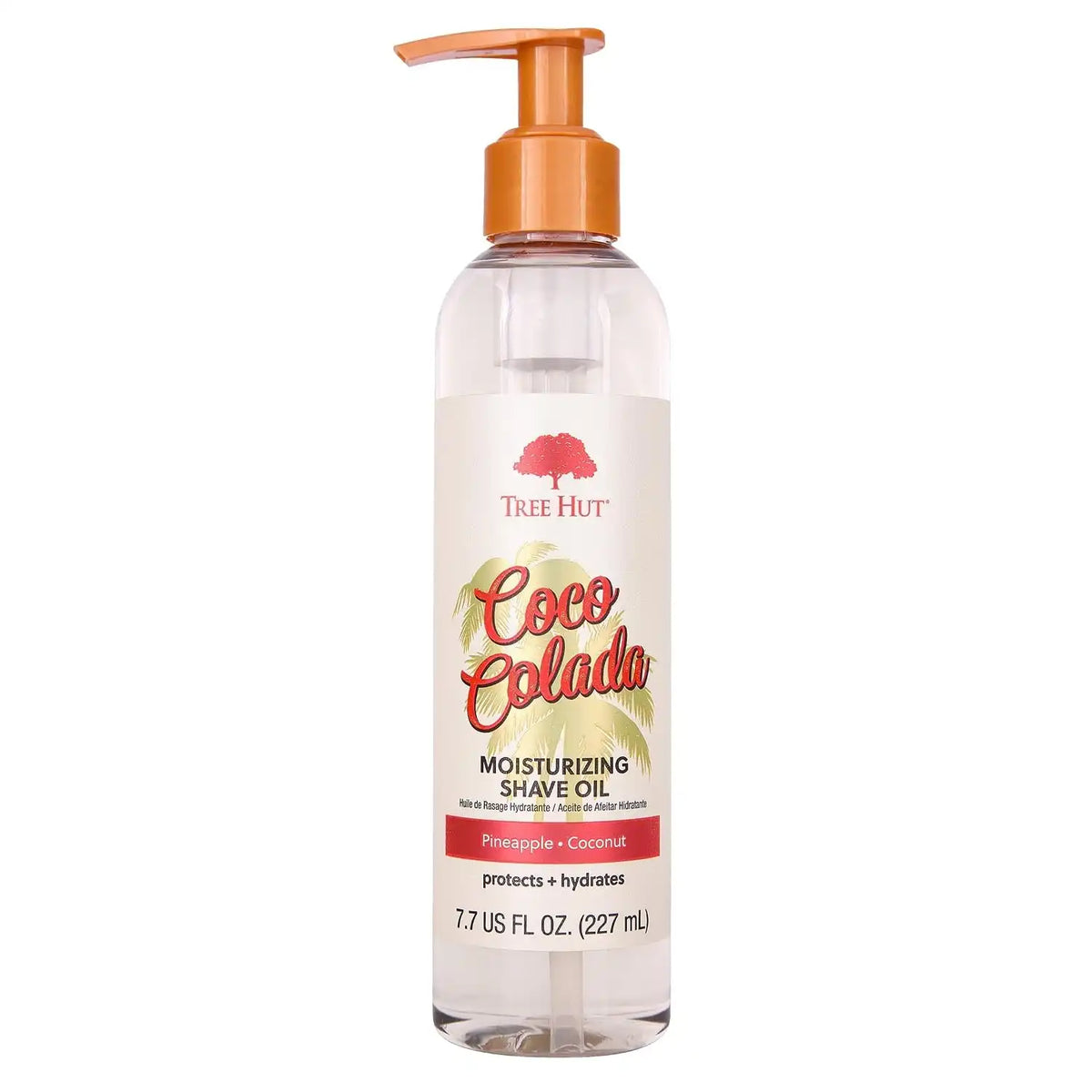 Tree Hut Coco Colada Moisturizing Shave Oil, 7.7 Fl Oz | Nourishing Gel-to-Oil Formula for a Close, Smooth Shave, Made with Shea Butter, For All Skin Types Main image