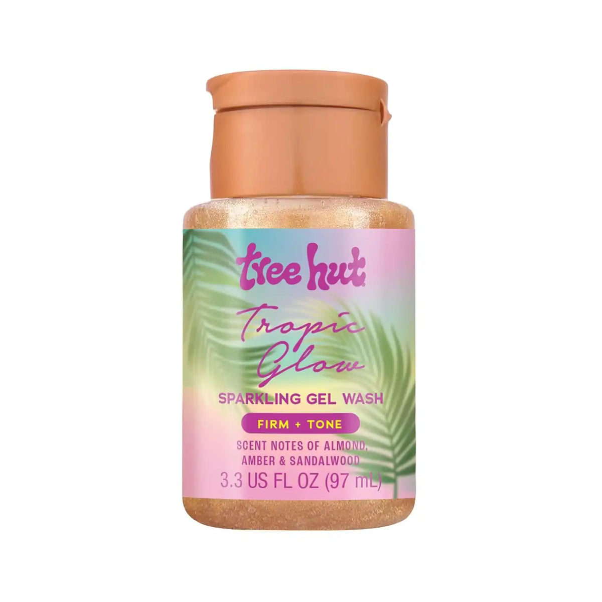 Tree Hut Mini Tropic Glow Foaming Body Wash, Travel Size, 3.3 Fl Oz | Shower Gel with Shea Butter, Soft Skin, Gentle Cleanser For All Skin Types, TSA Approved, Self Care Gifts for Women Main image