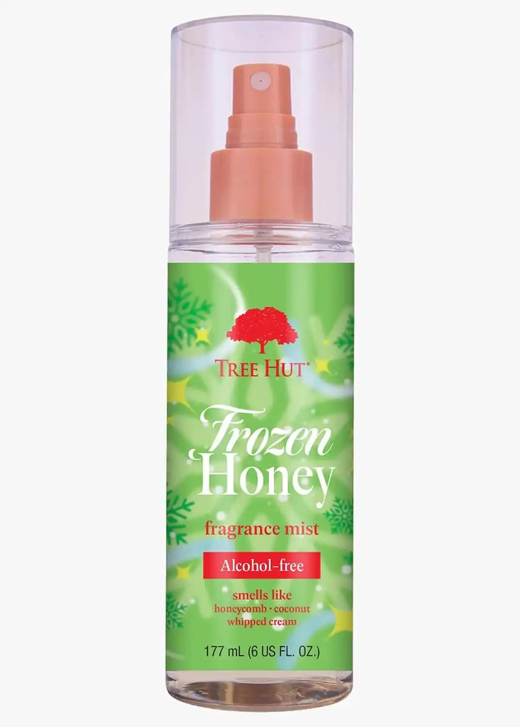 Tree Hut Frozen Honey Hair & Body Mist, Alcohol-Free Body Spray, 6 Fl Oz | Alcohol-Free Body Spray, Fragrance with Honeycomb & Coconut Cream Notes, Everyday Fragrance Spray for Women Main image