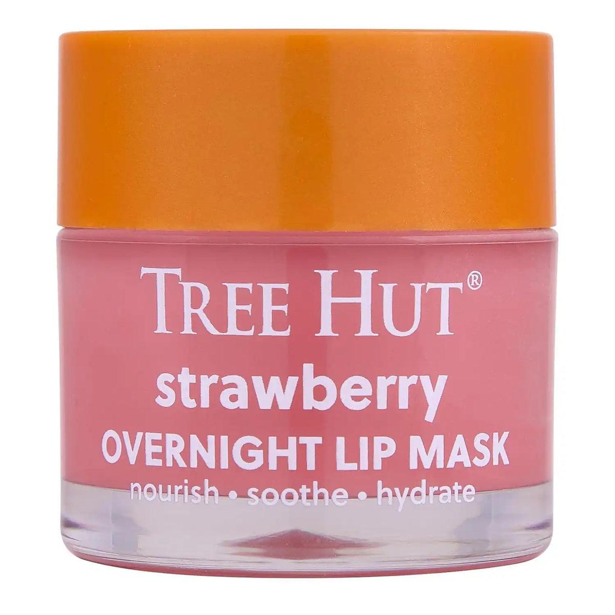 Tree Hut Strawberry Overnight Overnight Lip Mask, 0.6 Oz | Nourishing & Moisturizing Lip Treatment with Shea Butter, Vitamin E, Smooth Lips, Overnight Lip Sleeping Mask Main image