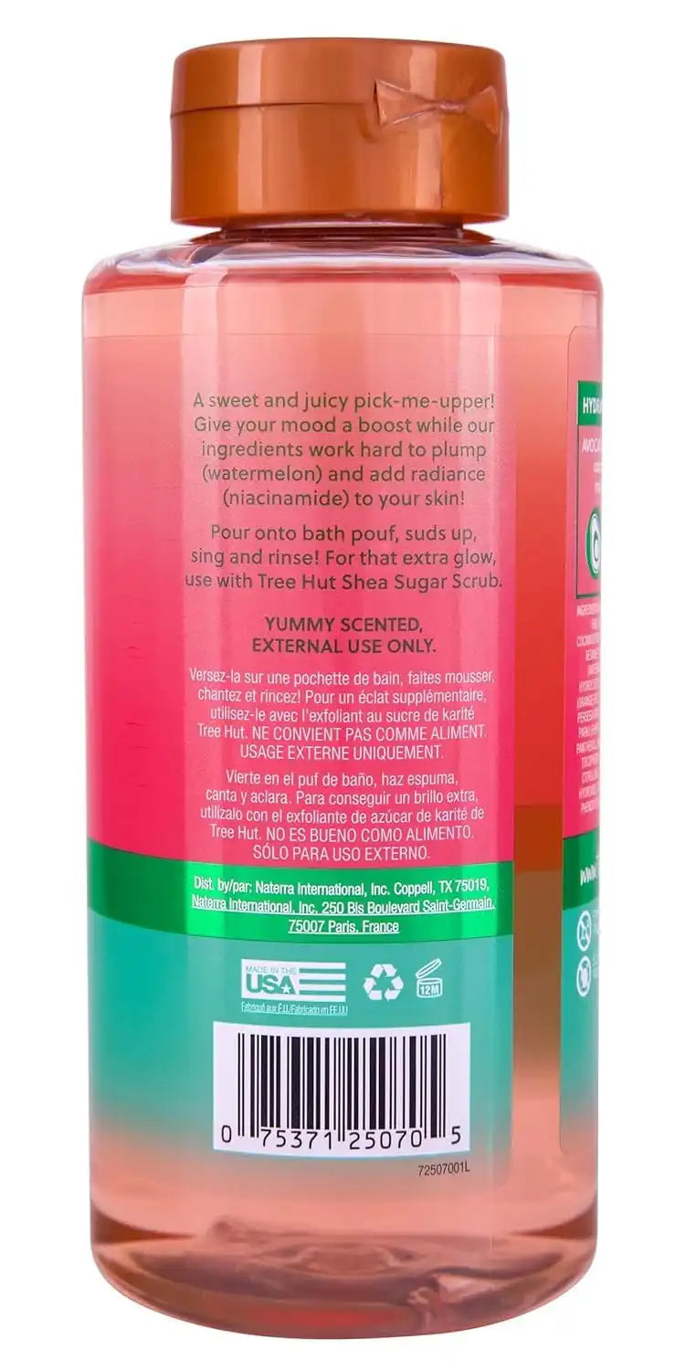 Tree Hut Watermelon Foaming Body Wash, 18 Fl Oz | Nourishing & Moisturizing Shower Gel w/ Shea Butter & Essential Oils, Soft & Smooth Skin, Gentle Cleanser For All Skin Types Secondary image
