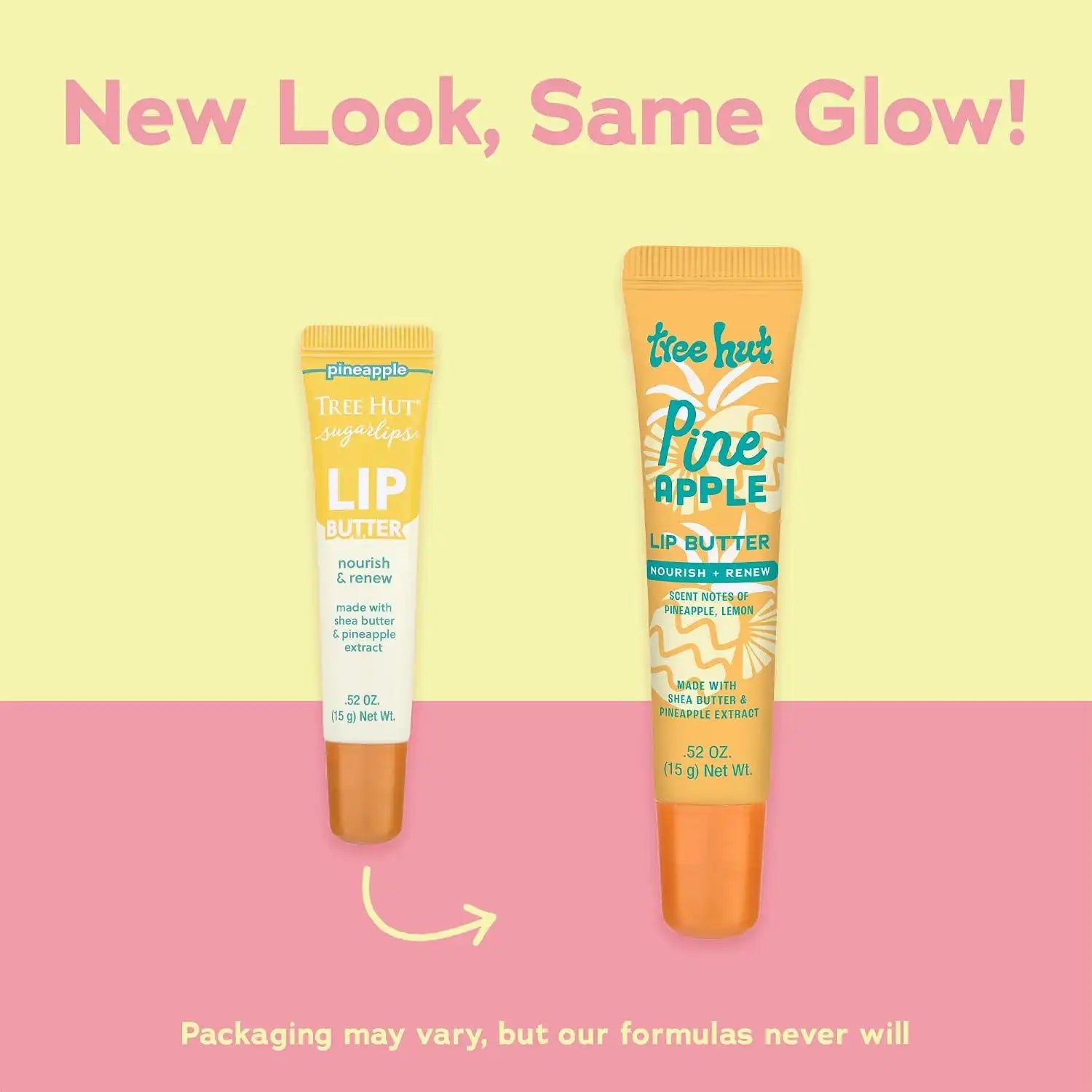 Tree Hut Pineapple Sugarlips Lip Butter, Moisturizing & Nourishing Lip Care for Smooth, Hydrated Lips, 0.52 fl oz (Pack of 2) Secondary image