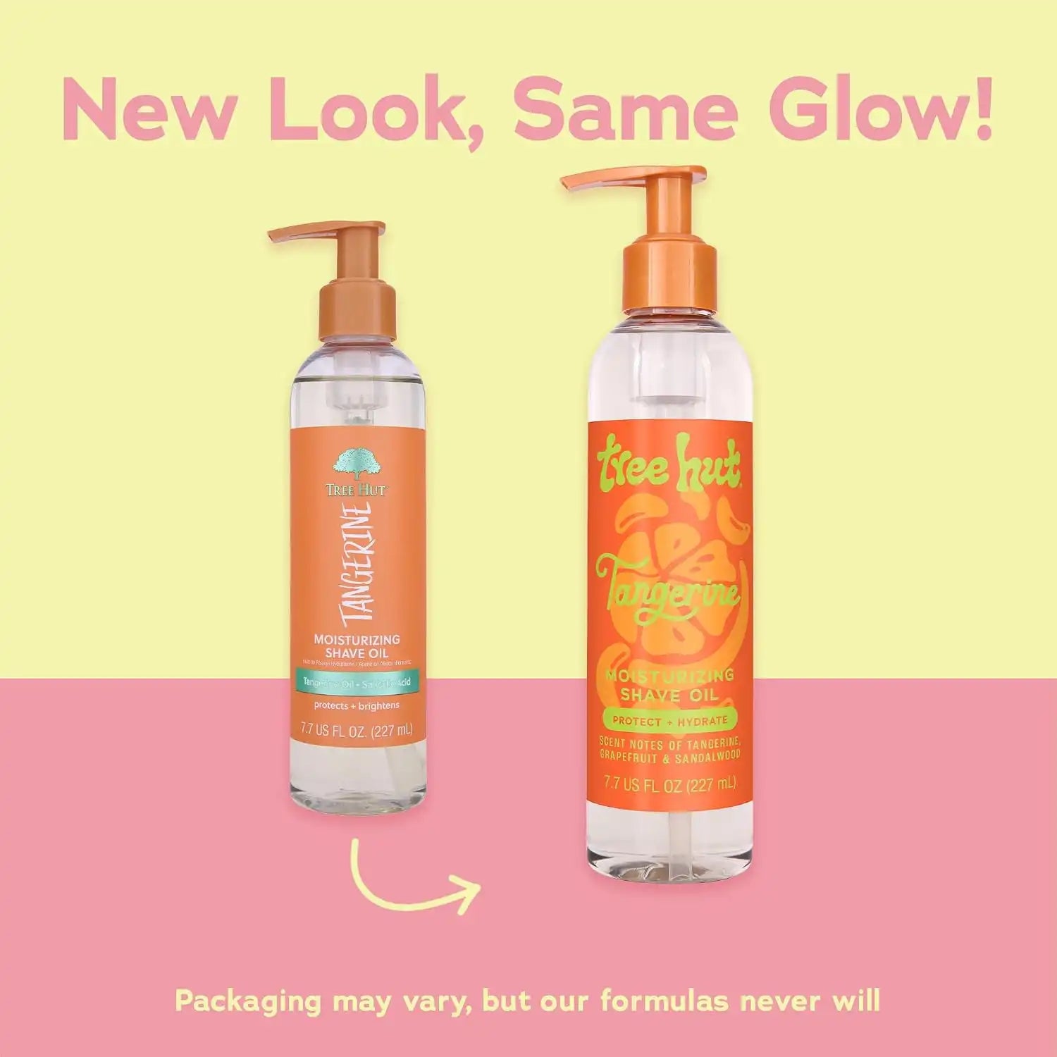 Tree Hut Tangerine Moisturizing Shave Oil,Gel-to-Oil Formula,Ultra Hydrating Barrier for a Close,Smooth Shave,For All Skin Types,7.7 fl oz,(Pack of 2) Secondary image
