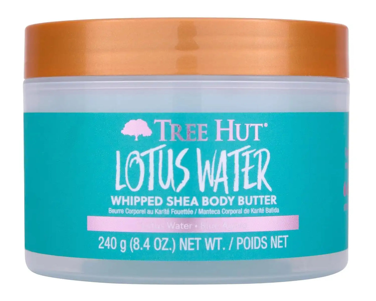Tree Hut Lotus Water Whipped Body Butter with Shea Butter, 8.4 Oz | Whipped Shea Body Butter, Long-Lasting Hydration for Soft, Smooth Skin, Essential Body Care, Lightweight Moisturizer Main image