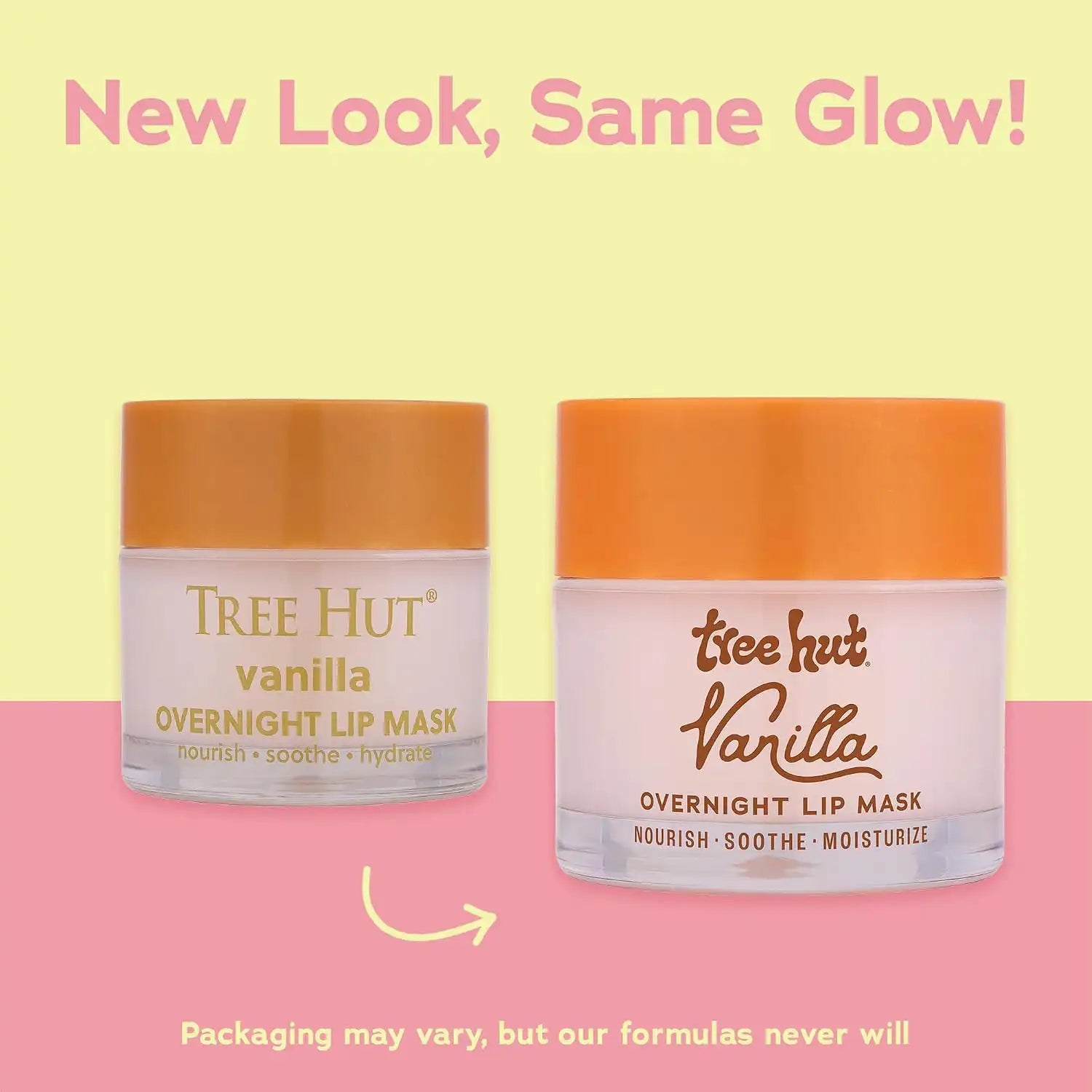 Tree Hut Vanilla Overnight Lip Mask, Deeply Hydrating Leave-On Treatment for Soft Lips, Self Care Essential, 6 oz (Pack of 2) Secondary image