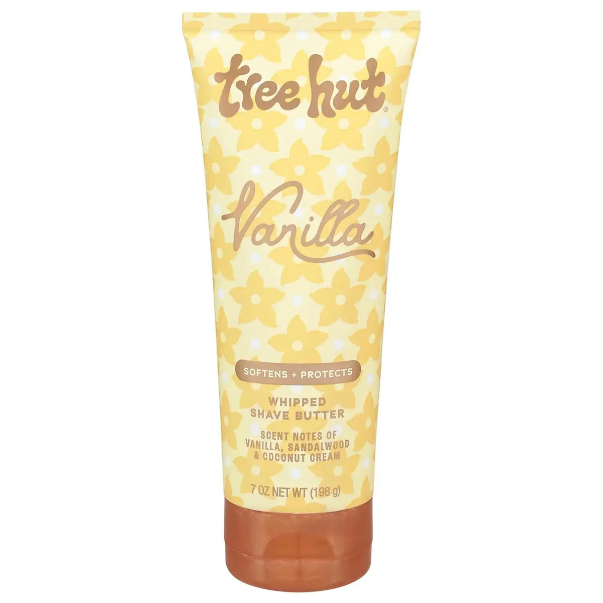 Tree Hut Whipped Shave Butter Vanilla, Warm Cozy Scent, 7 Fl Oz | Nourishing & Moisturizing Shave Cream with Shea Butter & Aloe, Smooth Glide for Silky Skin, Warm Cozy Scent Main image