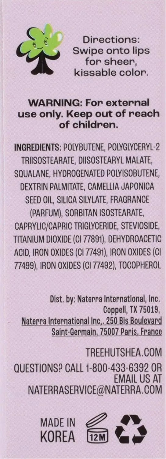 Tree Hut Hydrating Lip Oil, Cinnamon Dolce, 0.11 Fl Oz | Sheer Nude Glossy Lip Oil, Non-Sticky Moisturizing Formula for Smooth, Hydrated Lips