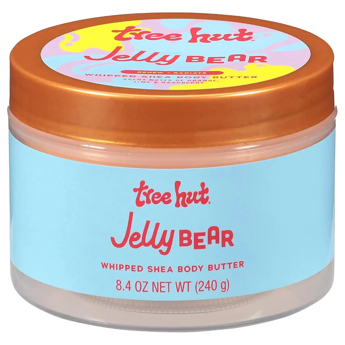 Tree Hut Jelly Bear Whipped Body Butter with Shea Butter, 8.4 Oz | Whipped Shea Body Butter, Long-Lasting Hydration for Soft, Smooth Skin, Essential Body Care, Lightweight Moisturizer Main image