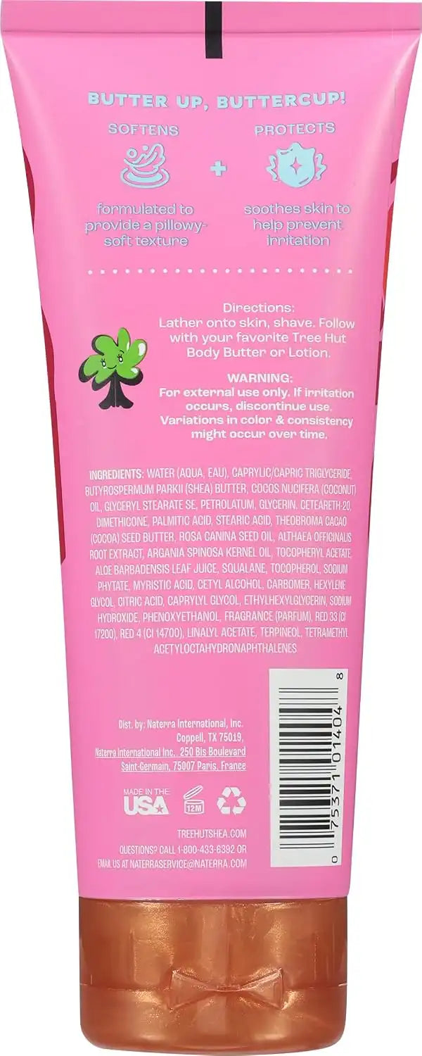 Tree Hut Whipped Shave Butter Moroccan Rose, Floral Scent, 7 Fl Oz | Nourishing Shave Cream with Shea Butter & Aloe, Smooth Glide for Soft Skin, Floral Scent Secondary image