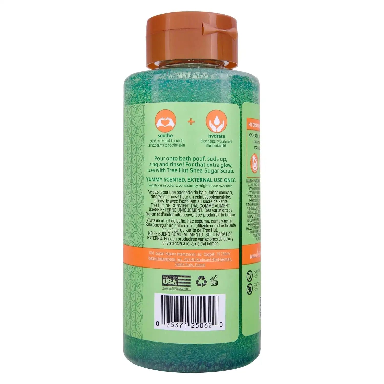 Tree Hut Palm Grove Foaming Body Wash, 18 Fl Oz | Nourishing & Moisturizing Shower Gel w/ Shea Butter & Essential Oils, Soft & Smooth Skin, Gentle Cleanser For All Skin Types Secondary image