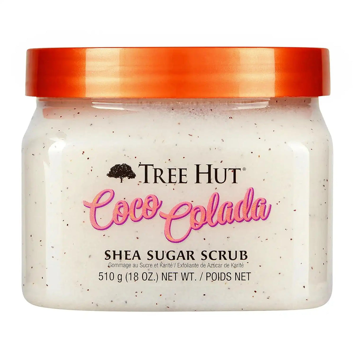 Tree Hut Coco Colada Body Scrub, Exfoliating Sugar Scrub, Vegan, 18 Oz | Exfoliating & Nourishing with Shea Butter & Essential Oils, Body Exfoliator for All Skin Types, Self Care Gifts for Women Main image