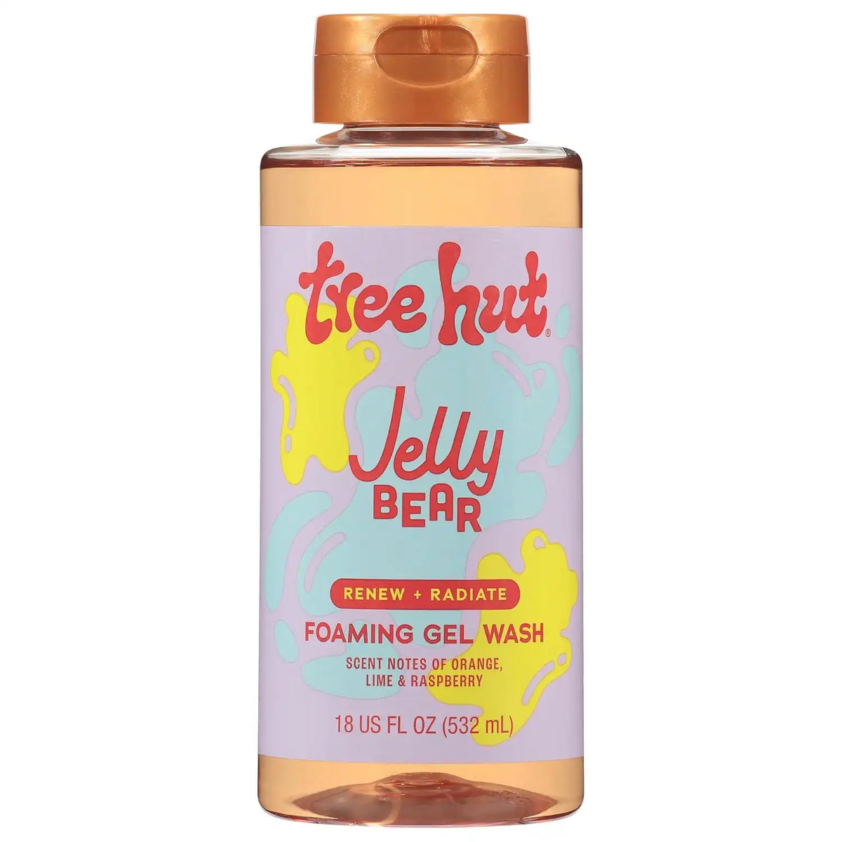 Tree Hut Jelly Bear Foaming Body Wash, 18 Fl Oz | Nourishing & Moisturizing Shower Gel w/ Shea Butter & Essential Oils, Soft & Smooth Skin, Gentle Cleanser For All Skin Types Main image