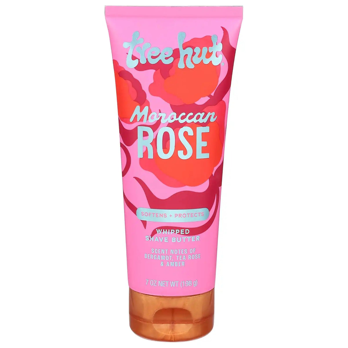 Tree Hut Whipped Shave Butter Moroccan Rose, Floral Scent, 7 Fl Oz | Nourishing Shave Cream with Shea Butter & Aloe, Smooth Glide for Soft Skin, Floral Scent Main image