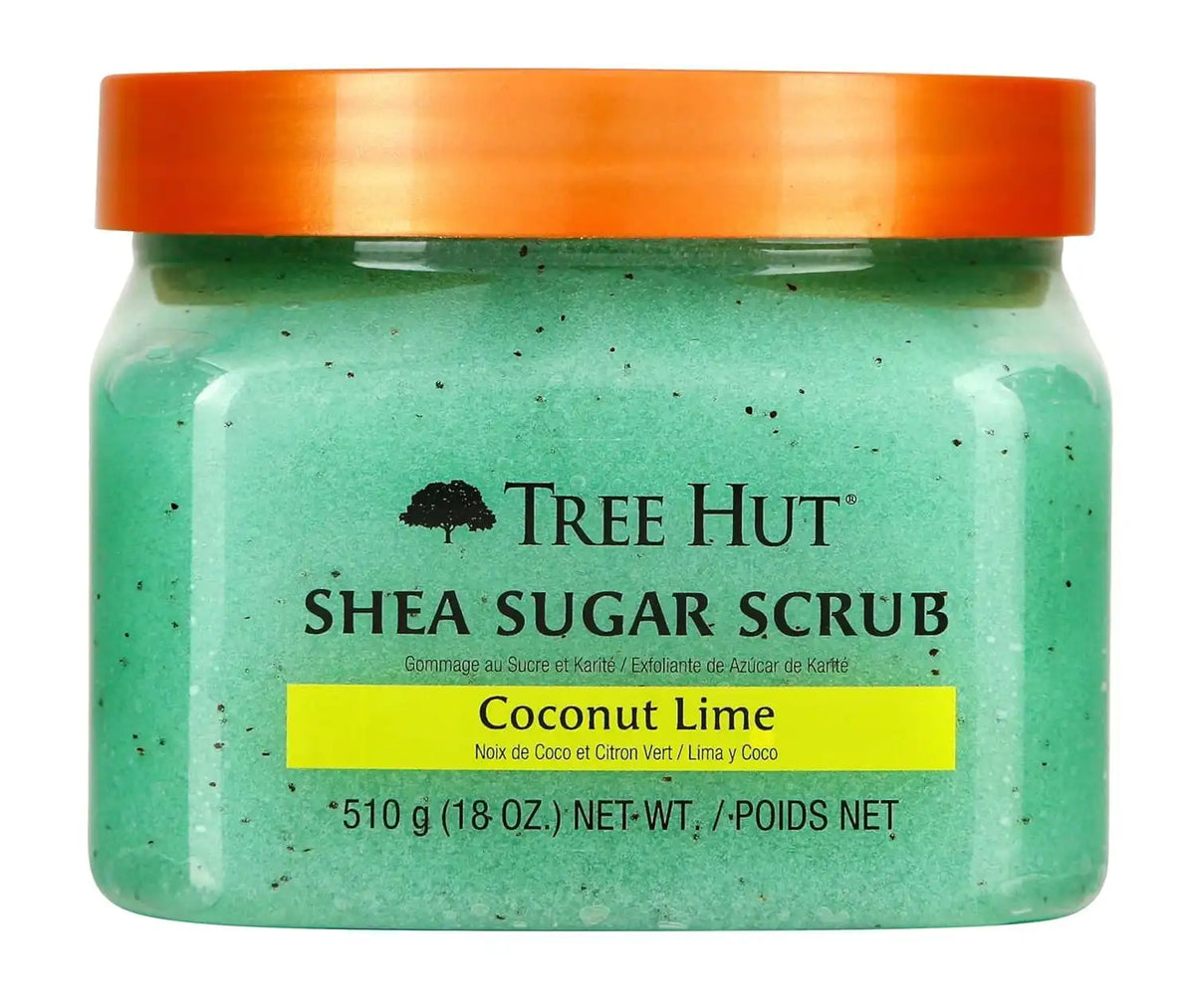 Tree Hut Coconut Lime Body Scrub, Exfoliating Sugar Scrub, Vegan, 18 Oz Main image