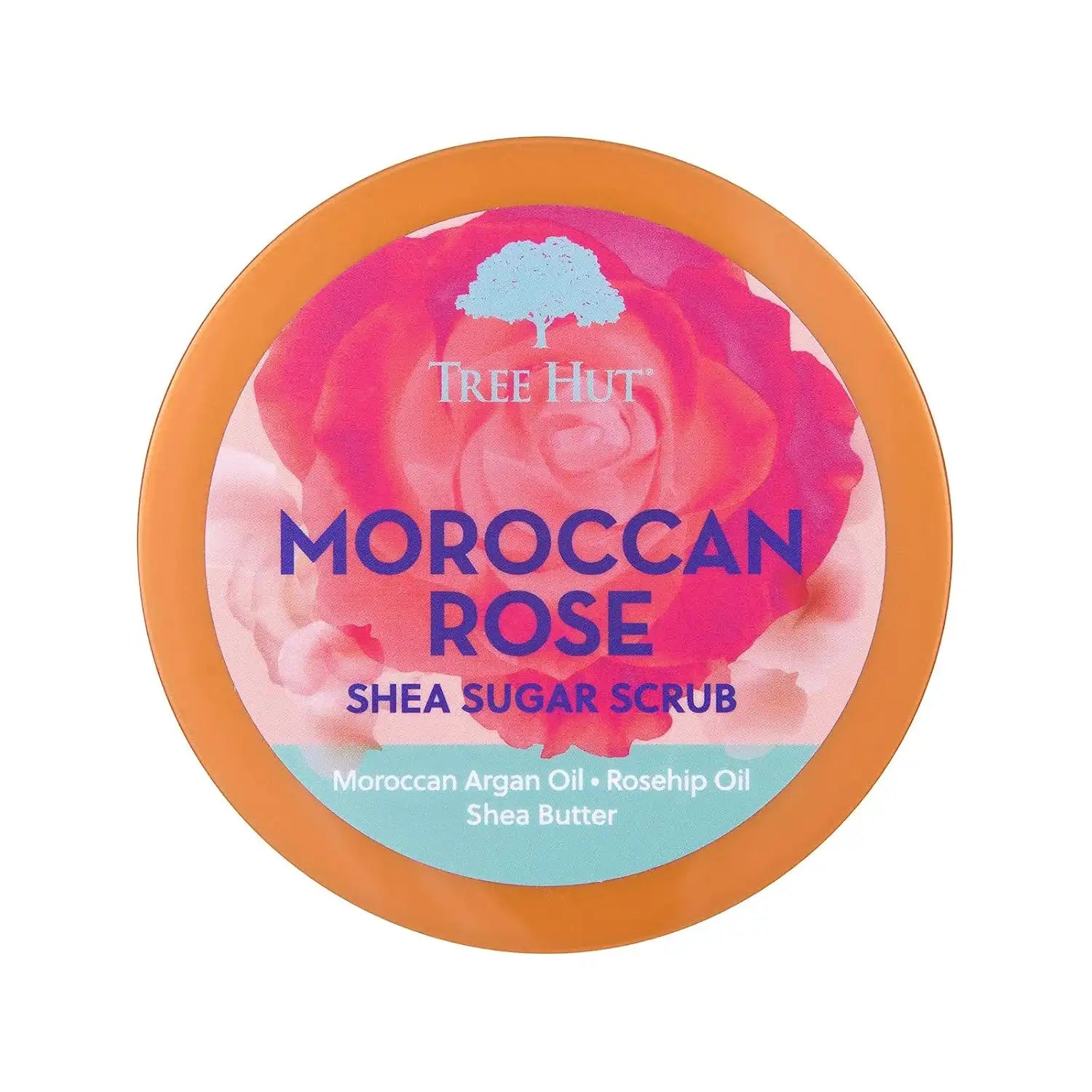 Tree Hut Moroccan Rose Body Scrub, Exfoliating Sugar Scrub, Vegan, 18 Oz | Exfoliating & Nourishing with Shea Butter & Essential Oils, Body Exfoliator for All Skin Types, Self Care Gifts for Women Secondary image