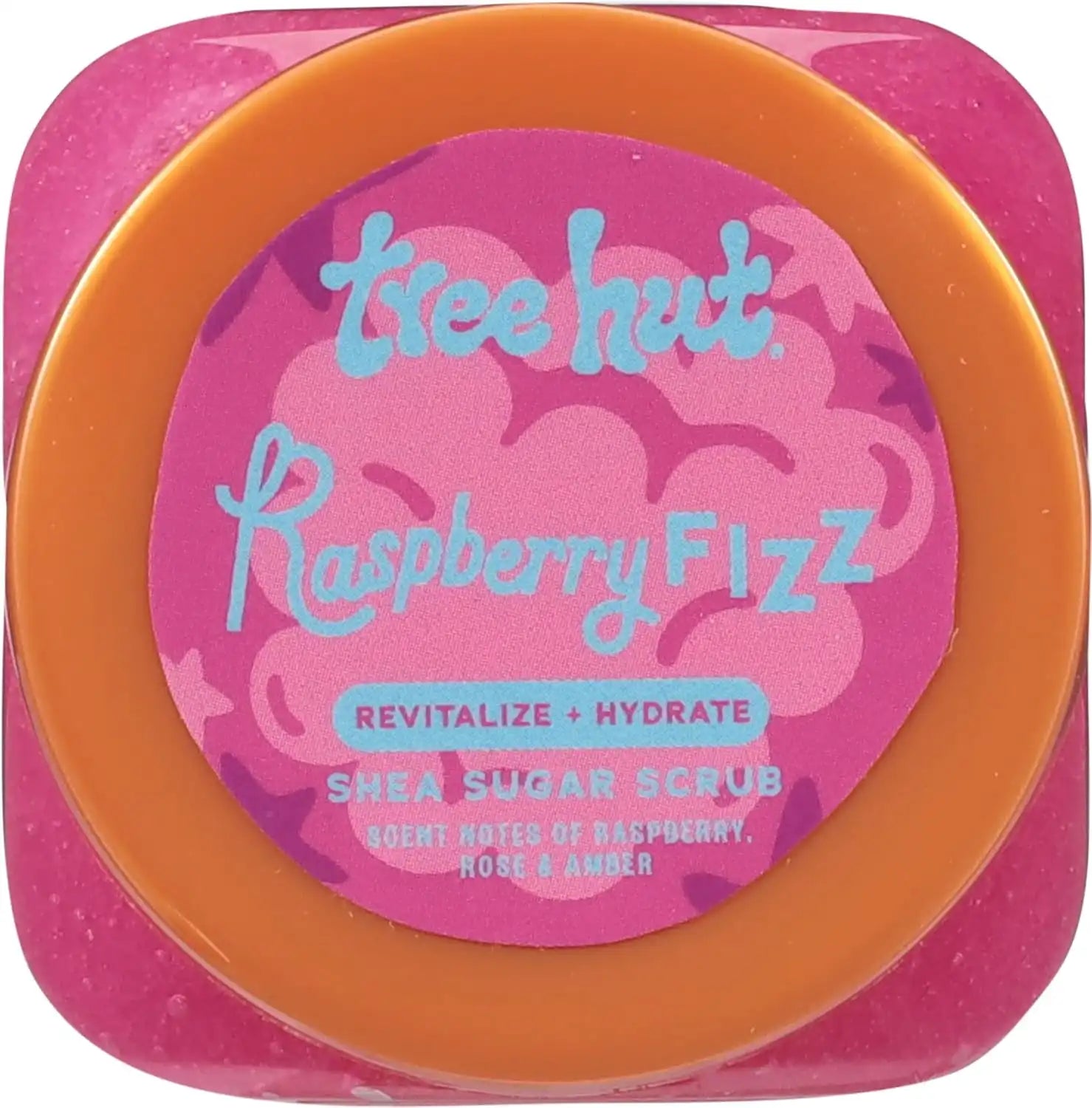 Tree Hut Mini Raspberry Fizz Body Scrub, Travel Size Sugar Scrub, 3.4 Oz | Exfoliating & Nourishing Sugar Scrub with Shea Butter, Body Exfoliator For All Skin Types, Self Care Gifts for Women, Vegan Secondary image