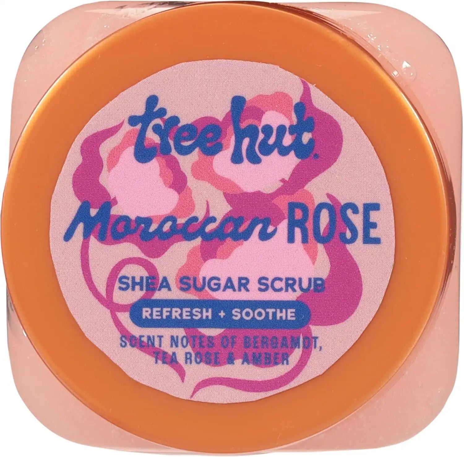 Tree Hut Mini Moroccan Rose Shea Sugar Scrub, Exfoliating & Hydrating Body Scrub with Shea Butter & Essential Oils, Smooth Skin, For All Skin Types, Vegan, Travel Size, 3.4 oz (Pack of 2) Secondary image
