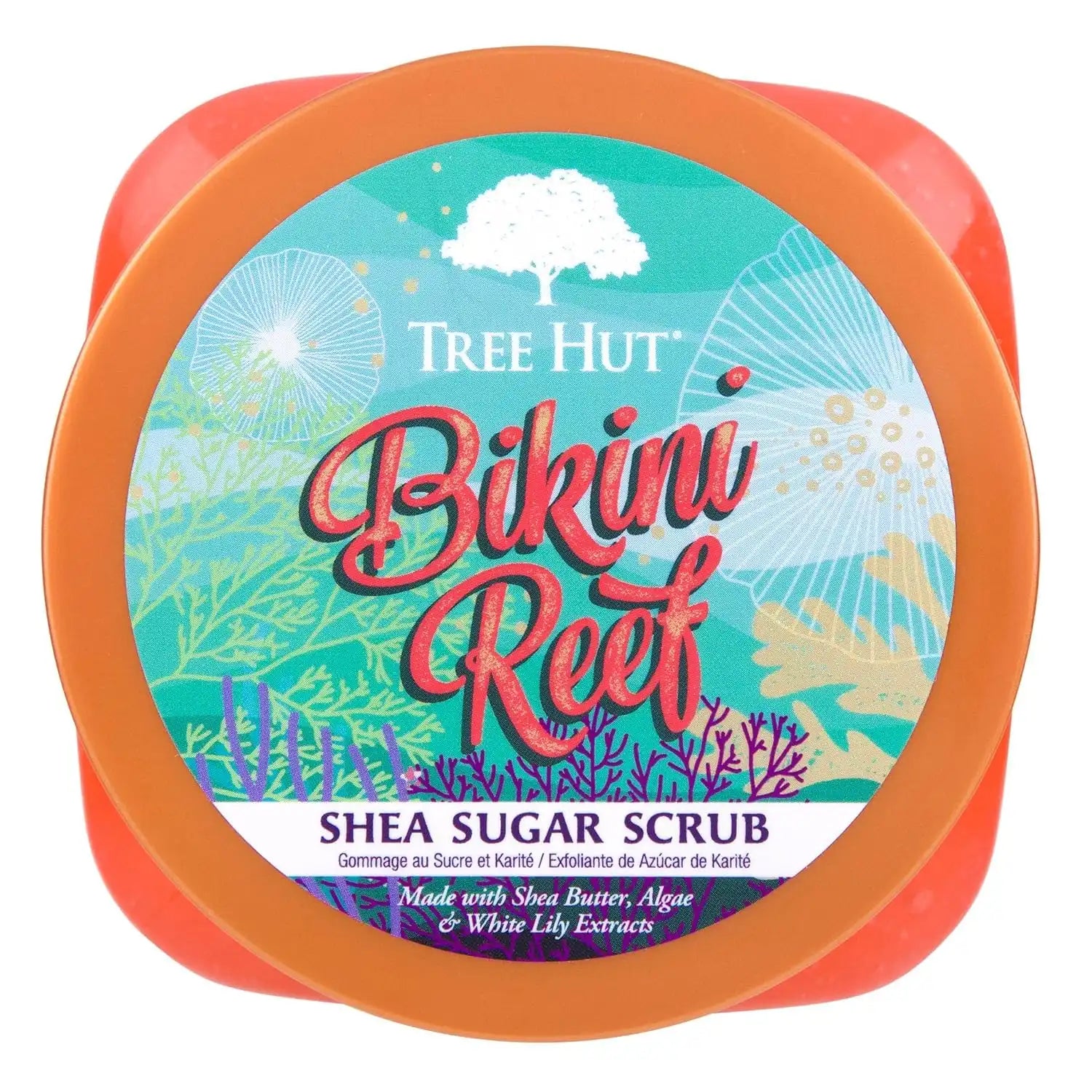 Tree Hut Bikini Reef Body Scrub, Exfoliating Sugar Scrub, Vegan, 18 Oz | Exfoliating & Nourishing with Shea Butter & Essential Oils, Body Exfoliator for All Skin Types, Self Care Gifts for Women Secondary image