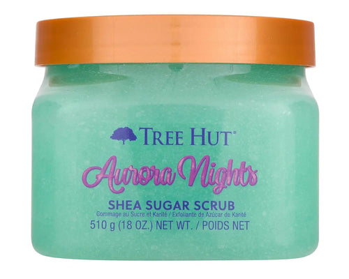 Tree Hut Aurora Nights Body Scrub, Exfoliating Sugar Scrub, Vegan, 18 Oz | Exfoliating & Nourishing with Shea Butter & Essential Oils, Body Exfoliator for All Skin Types, Self Care Gifts for Women