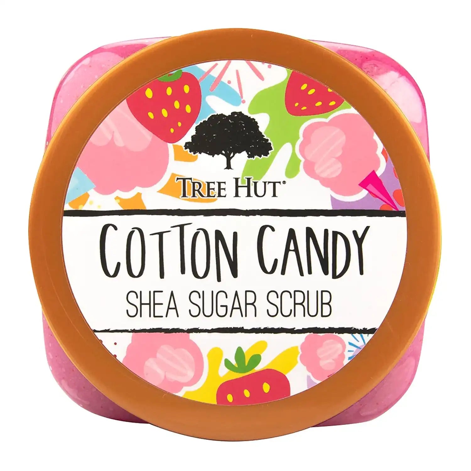 Tree Hut Cotton Candy Body Scrub, Exfoliating Sugar Scrub, Vegan, 18 Oz | Exfoliating & Nourishing with Shea Butter & Essential Oils, Body Exfoliator for All Skin Types, Self Care Gifts for Women Secondary image