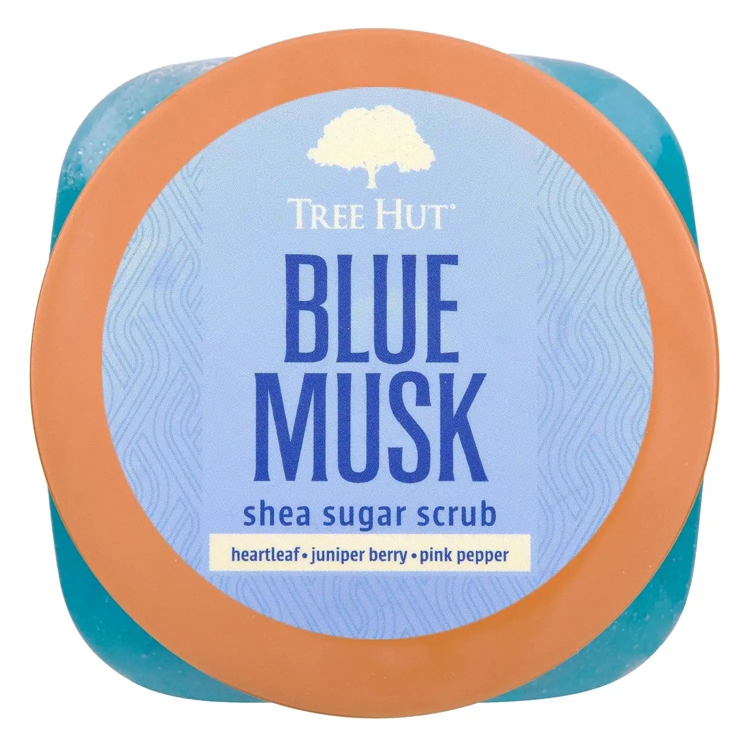 Tree Hut Blue Musk Body Scrub, Exfoliating Sugar Scrub, Vegan, 18 Oz | Exfoliating & Nourishing with Shea Butter & Essential Oils, Body Exfoliator for All Skin Types, Self Care Gifts for Women Secondary image