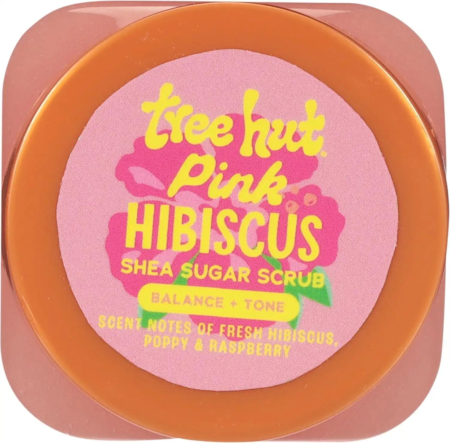 Tree Hut Mini Pink Hibiscus Shea Sugar Scrub, Exfoliating & Hydrating Body Scrub with Shea Butter & Essential Oils, Smooth Skin, For All Skin Types, Vegan, Travel Size, 3.4 oz (Pack of 2) Secondary image