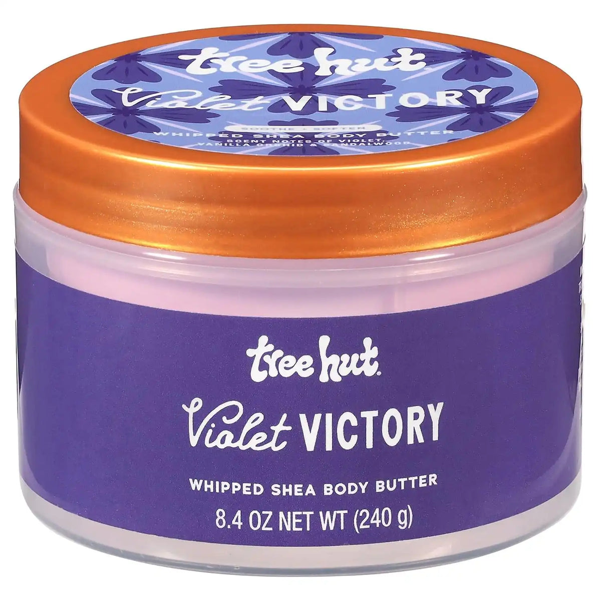 Tree Hut Violet Victory Whipped Body Butter with Shea Butter, 8.4 Oz | Whipped Shea Body Butter, Long-Lasting Hydration for Soft, Smooth Skin, Essential Body Care, Lightweight Moisturizer Main image