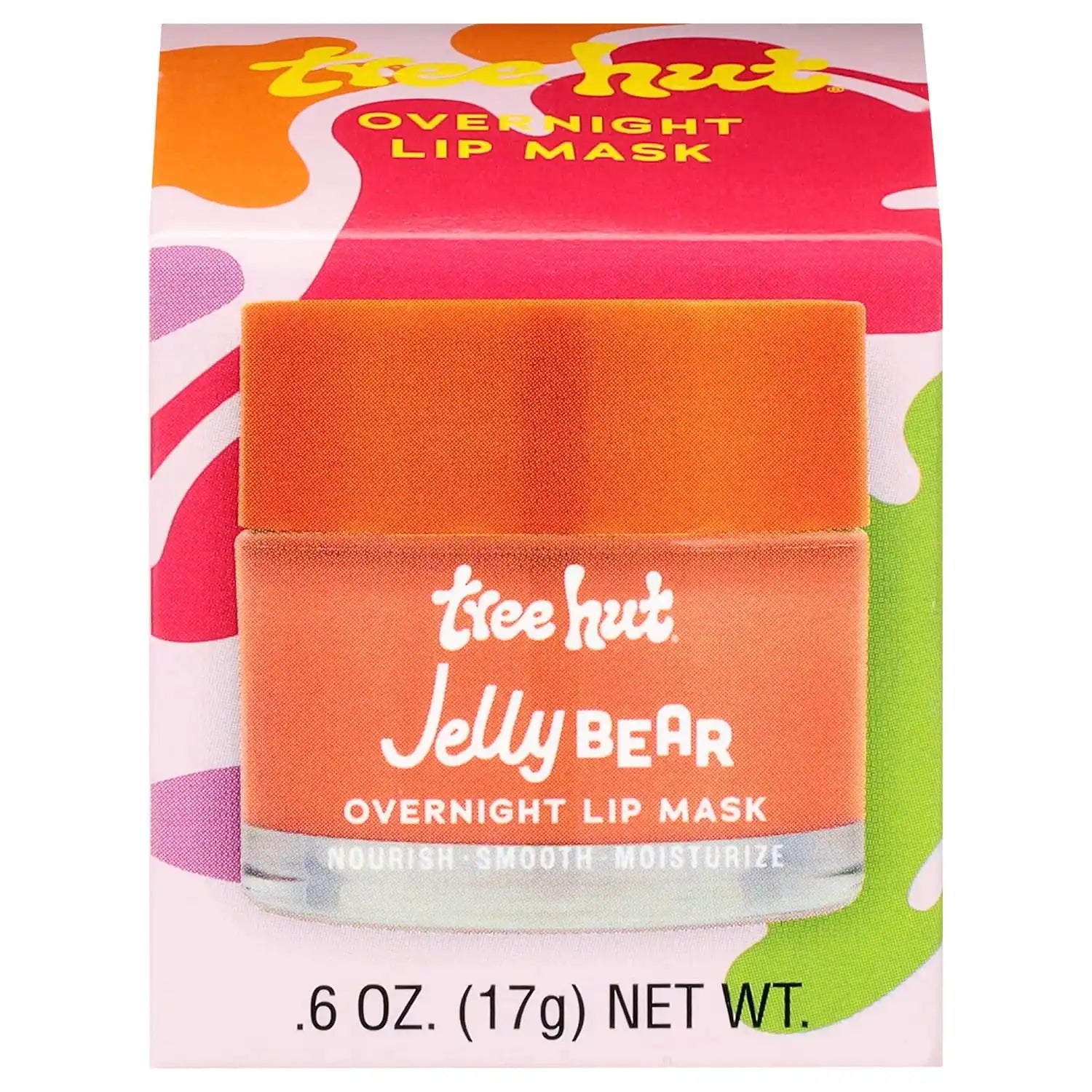 Tree Hut Jelly Bear Overnight Lip Mask, 0.6 Oz | Nourishing & Moisturizing Lip Treatment with Shea Butter, Vitamin E, Smooth Lips, Overnight Lip Sleeping Mask, Vegan Secondary image
