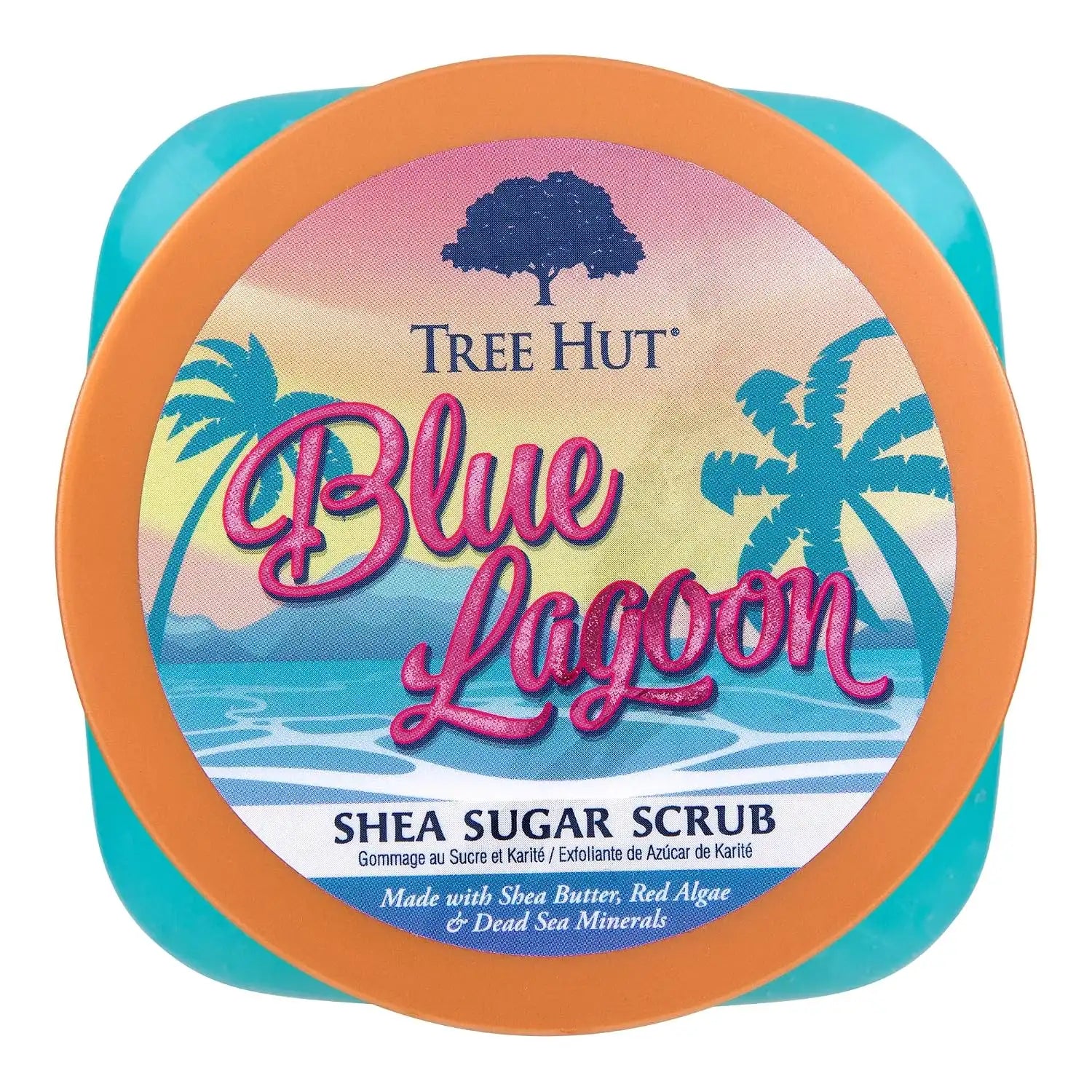 Tree Hut Blue Lagoon Body Scrub, Exfoliating Sugar Scrub, Vegan, 18 Oz | Exfoliating & Nourishing with Shea Butter & Essential Oils, Body Exfoliator for All Skin Types, Self Care Gifts for Women Secondary image