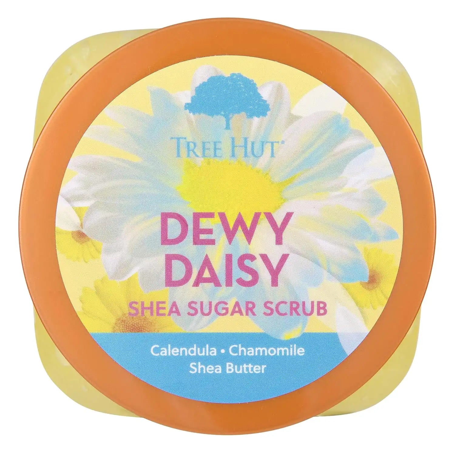Tree Hut Dewy Daisy Shea Sugar Scrub, Exfoliating, Hydrating & Moisturizing Body Scrub with Shea Butter & Nourishing Essential Oils, Smooth & Soften Skin, 18 oz (Pack of 2) Secondary image