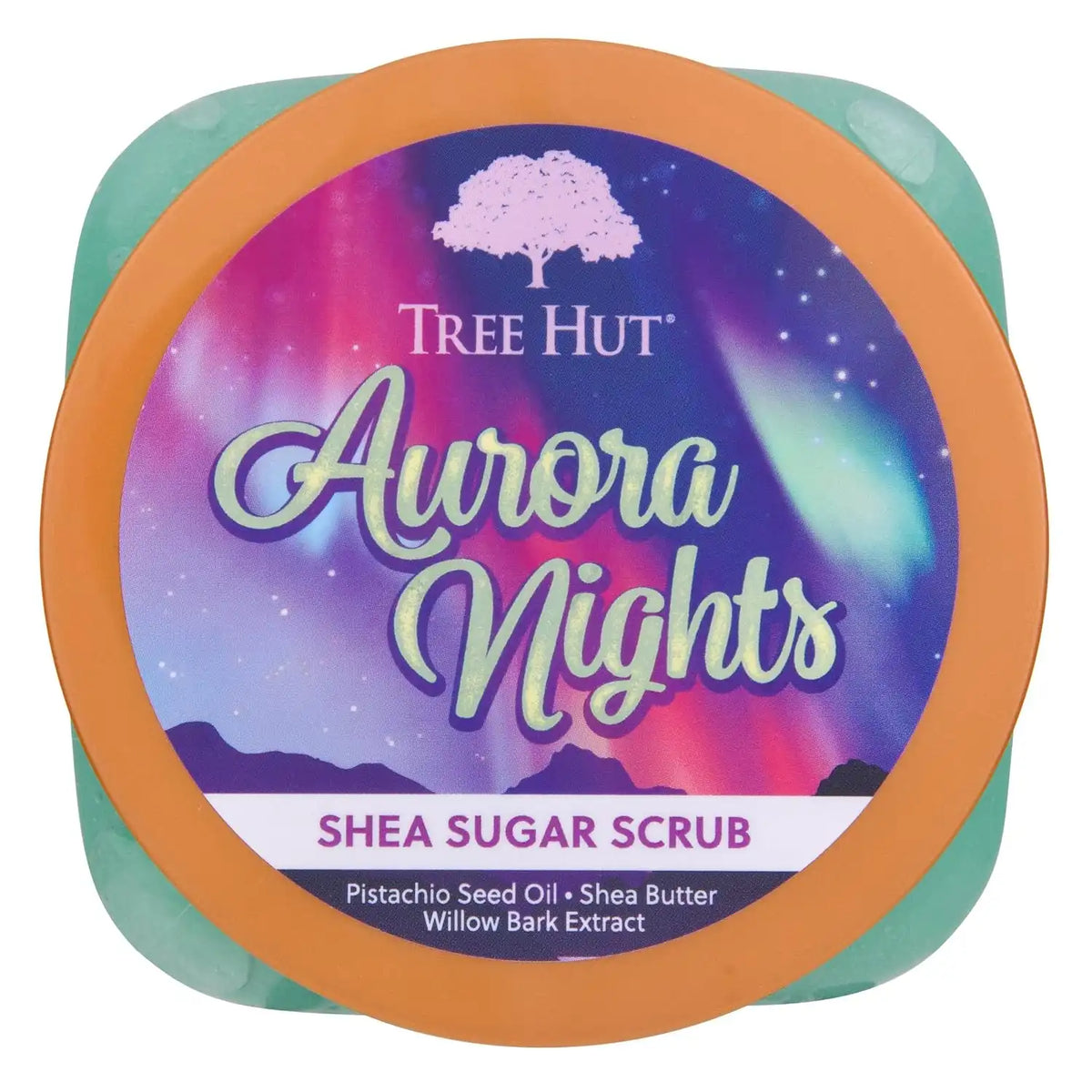 Tree Hut Aurora Nights Body Scrub, Exfoliating Sugar Scrub, Vegan, 18 Oz | Exfoliating & Nourishing with Shea Butter & Essential Oils, Body Exfoliator for All Skin Types, Self Care Gifts for Women