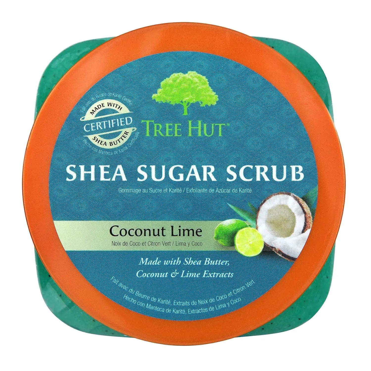 Tree Hut Coconut Lime Body Scrub, Exfoliating Sugar Scrub, Vegan, 18 Oz Secondary image